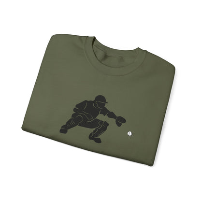 Baseball Catcher Crewneck Sweatshirt | Unisex Sports Apparel | Perfect for Game Days, Gifts, and Casual Wear | Baseball Lover's Gift