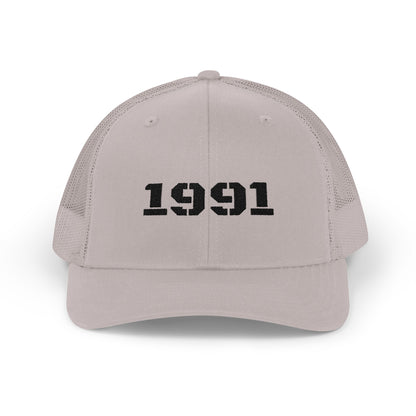 Vintage 1991 Snapback Trucker Cap, Retro Hat, Birthday Gift, Fashion Accessory, Casual Wear, Unisex Cap
