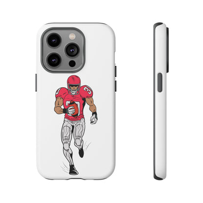 Football Player Tough Case, Sports Phone Cover, Athlete Gift, Tough Phone Case, Fall Sports, Football Lover's Accessory