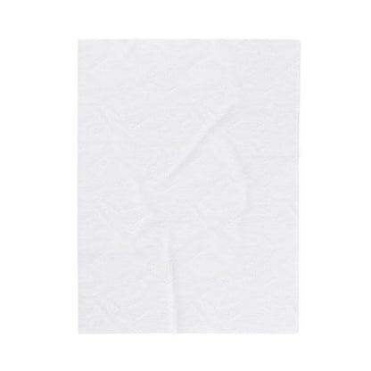 Cozy Velveteen Plush Blanket - Soft Textured Throw for Relaxation & Comfort