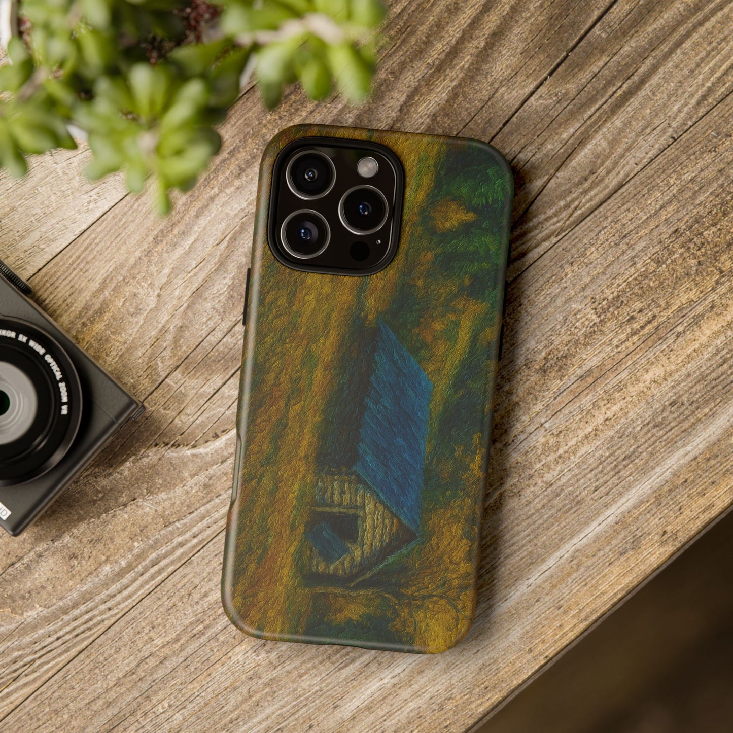 Artistic Phone Case by Tough Cases, Nature-Inspired Phone Protection, Unique Gift for Nature Lovers, Stylish Accessory, Fall Aesthetic