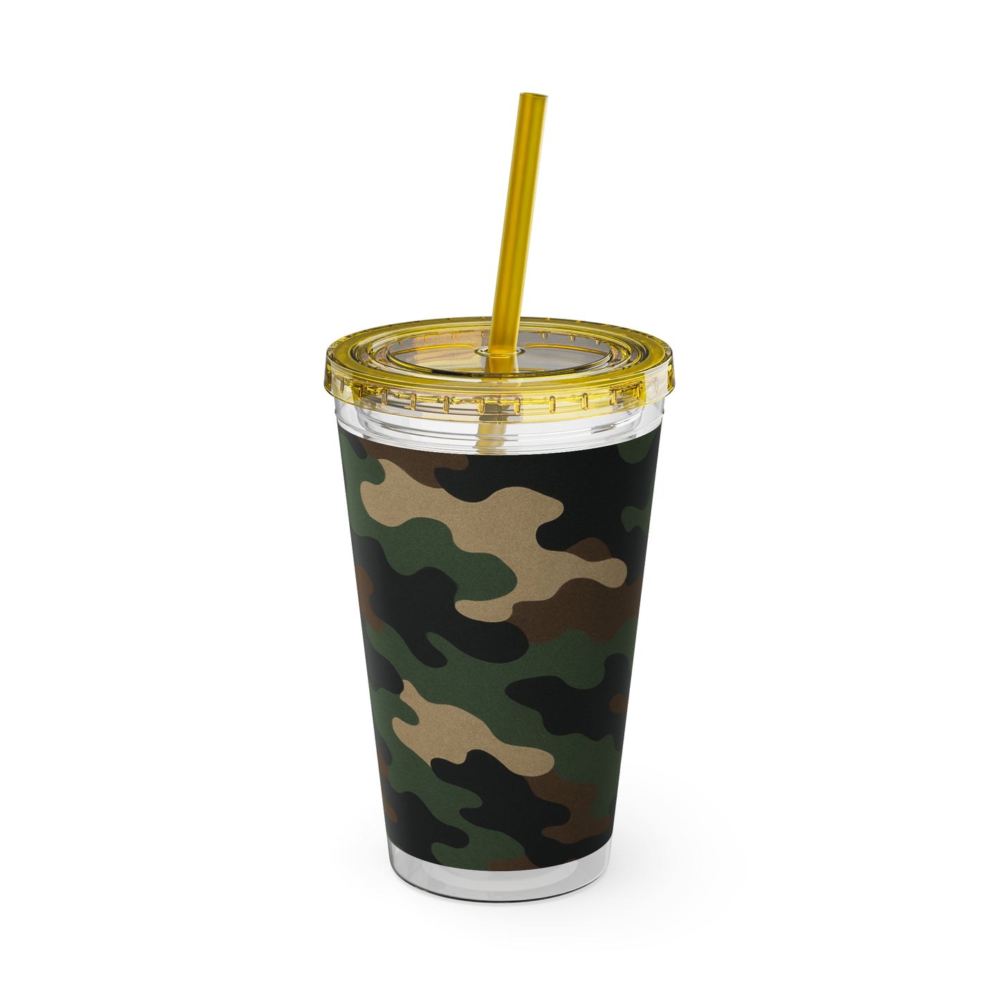 Stylish Camo Tumbler, 16oz Cup with Straw, Perfect for Outdoor Adventures, Gifts for Him, Travel Mug, Eco-friendly Drinkware, Camping