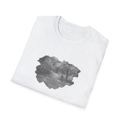 Serene Nature Landscape T-Shirt - Comfortable Unisex Tee, Outdoor Adventures, Nature Lover Gift, Casual Wear, Stylish Spring Top