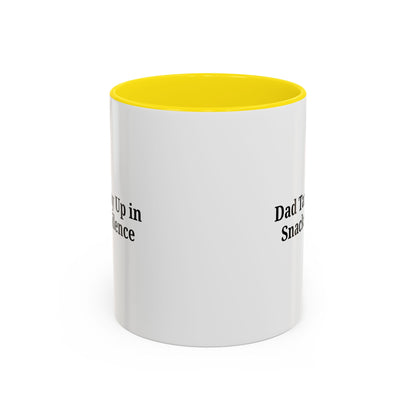 Humorous Dad Coffee Mug - Perfect Gift for Fathers, Dads, Birthdays, Father's Day, Fun Kitchen Decor, Snack Lovers