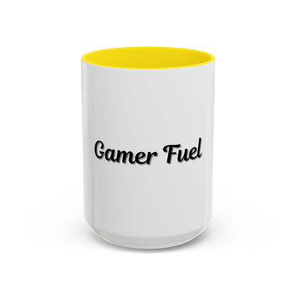 Gamer Fuel Accent Coffee Mug - Perfect for Gamers