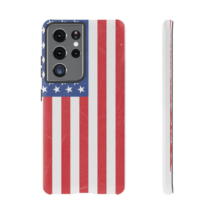American Flag Phone Case - Patriotic Cell Cover, Tough Cases, USA Pride, Independence Day Gift, Veteran's Day, Phone Protection