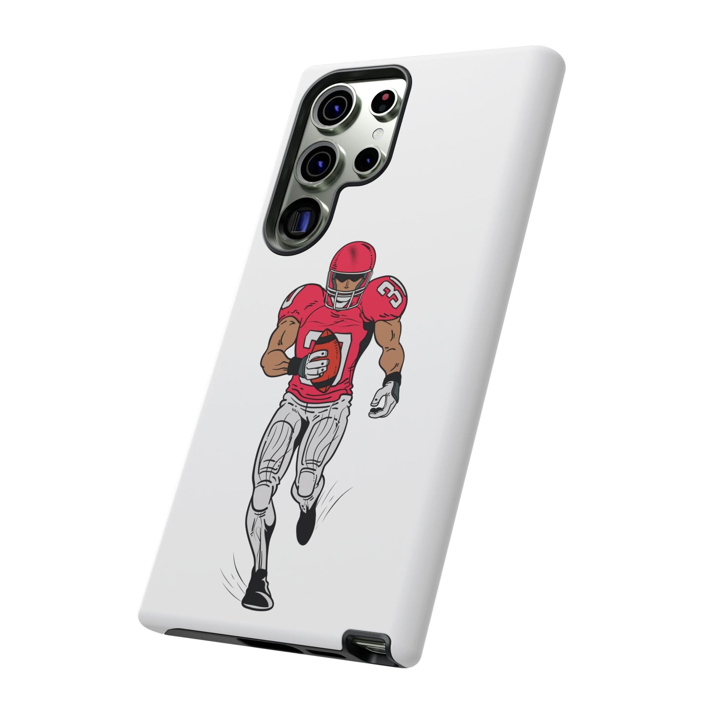 Football Player Tough Case, Sports Phone Cover, Athlete Gift, Tough Phone Case, Fall Sports, Football Lover's Accessory
