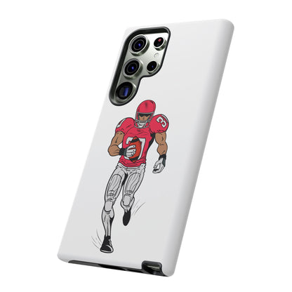 Football Player Tough Case, Sports Phone Cover, Athlete Gift, Tough Phone Case, Fall Sports, Football Lover's Accessory