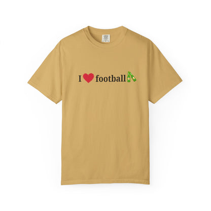 Unisex Football Love Tee - Casual Cotton T-Shirt, Gift for Sports Fans, Comfortable Daily Wear, Perfect for Game Days, Fun Summer Outfits