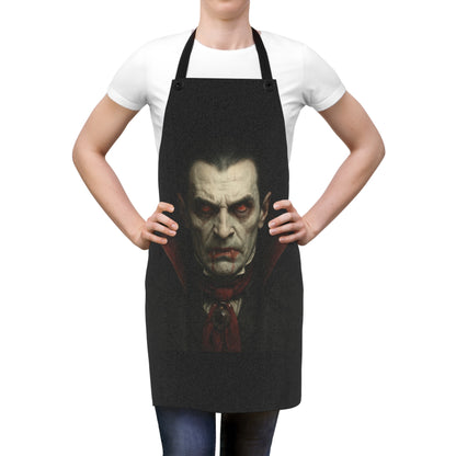 Vampire-Themed Apron, Perfect for Halloween Cooking, Baking Gift, Kitchen Decor, Party Supplies, Cosplay Accessory