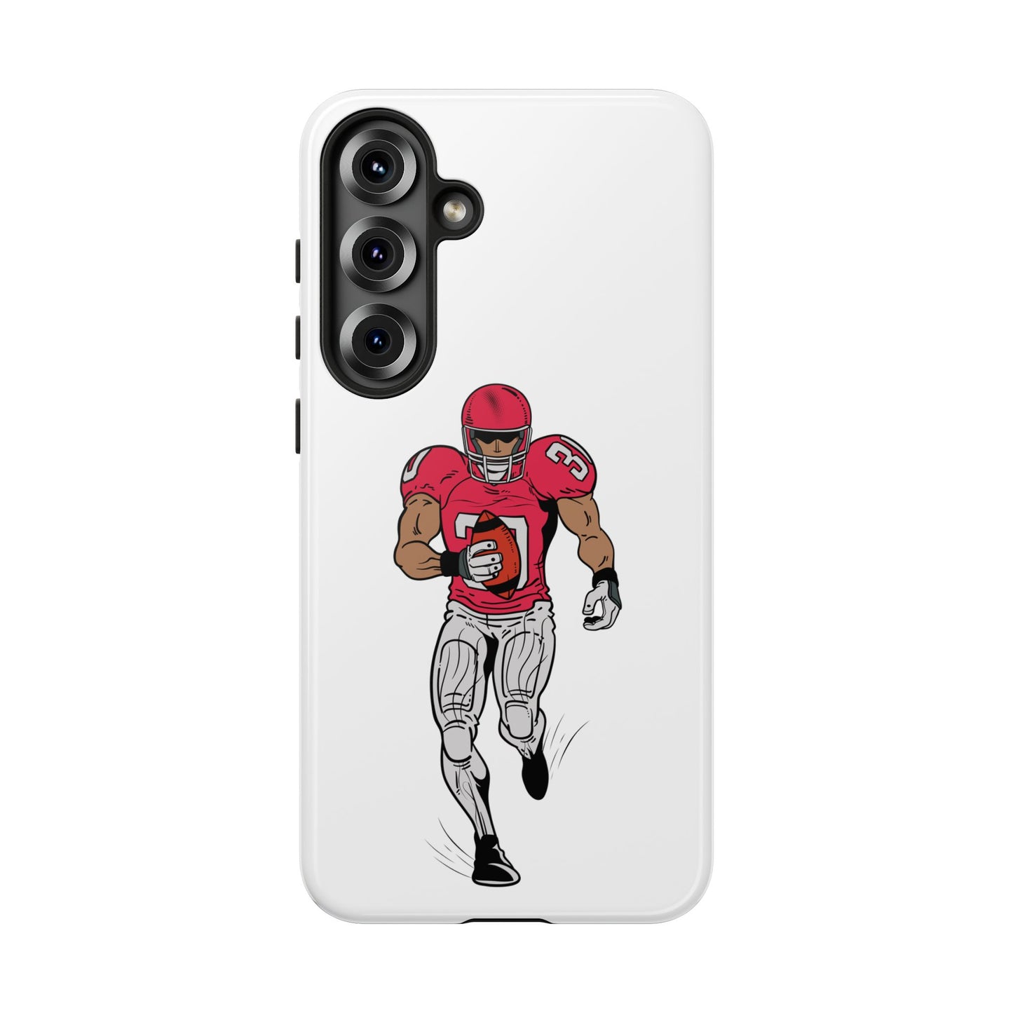 Football Player Tough Case, Sports Phone Cover, Athlete Gift, Tough Phone Case, Fall Sports, Football Lover's Accessory