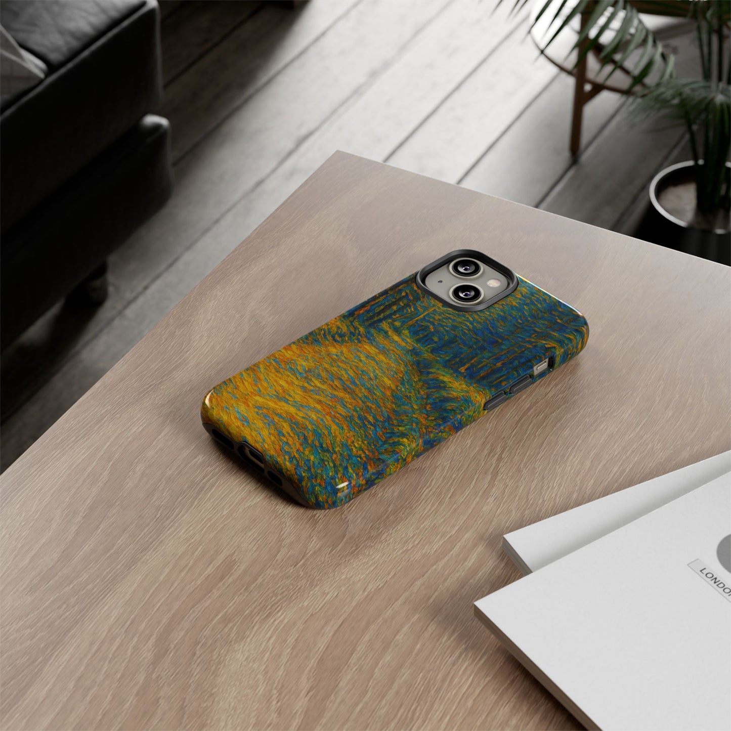 Artistic Phone Case for Nature Lovers, Tough Cases, Vibrant Design, Gift for Friends, Phone Accessories, Unique Artwork