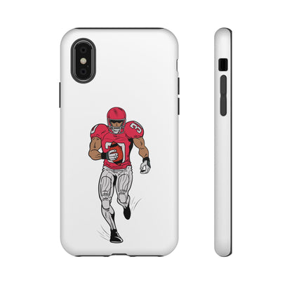 Football Player Tough Case, Sports Phone Cover, Athlete Gift, Tough Phone Case, Fall Sports, Football Lover's Accessory
