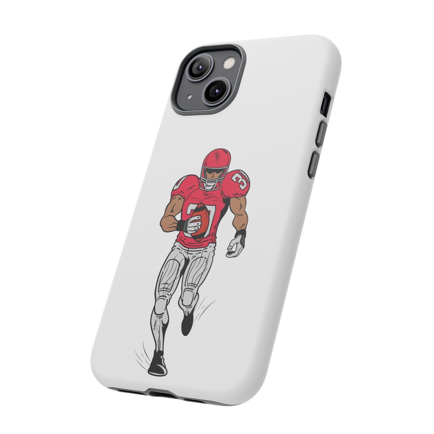 Football Player Tough Case, Sports Phone Cover, Athlete Gift, Tough Phone Case, Fall Sports, Football Lover's Accessory