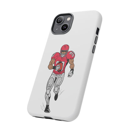 Football Player Tough Case, Sports Phone Cover, Athlete Gift, Tough Phone Case, Fall Sports, Football Lover's Accessory