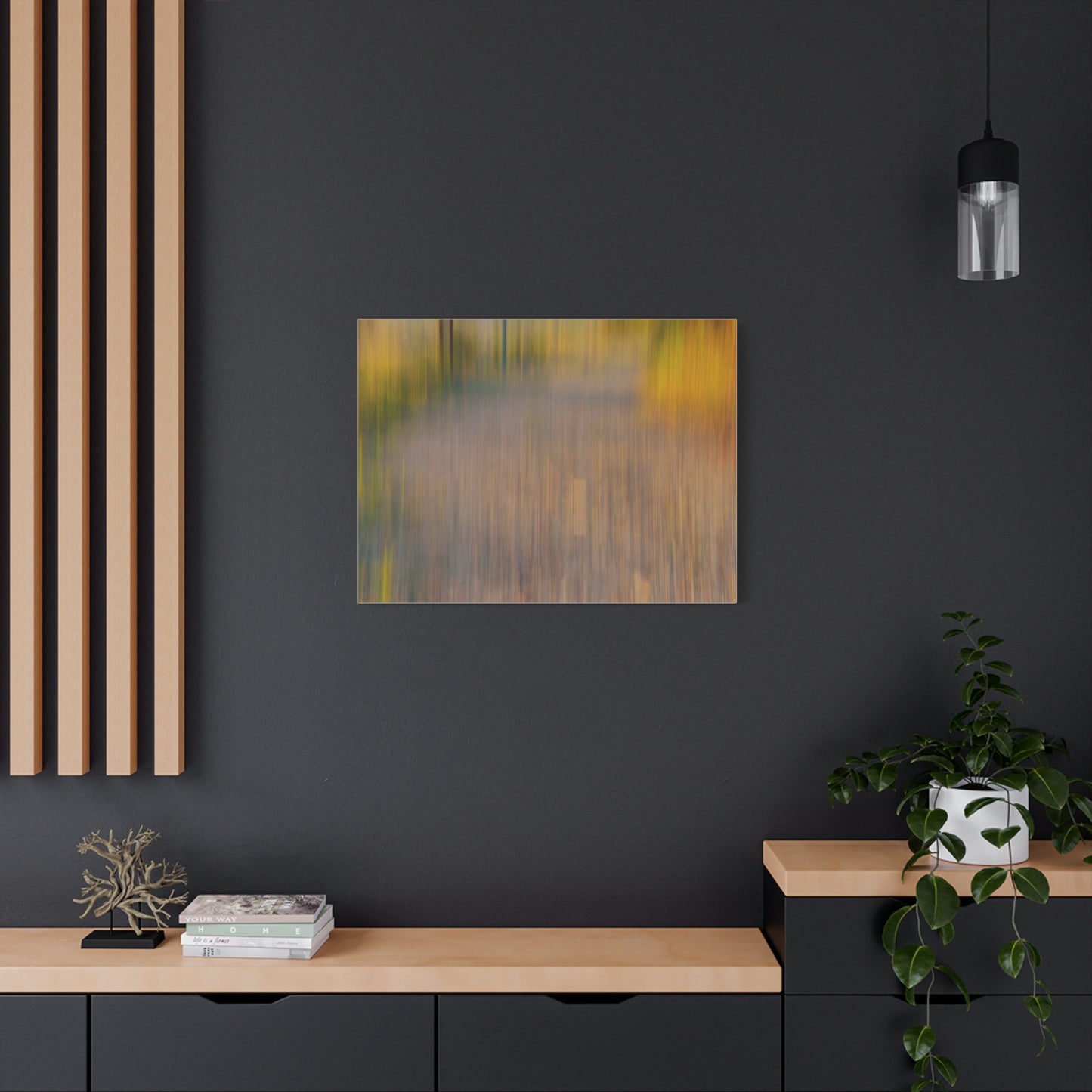 Abstract Landscape Canvas Art - 1.25" Stretched Wall Decor