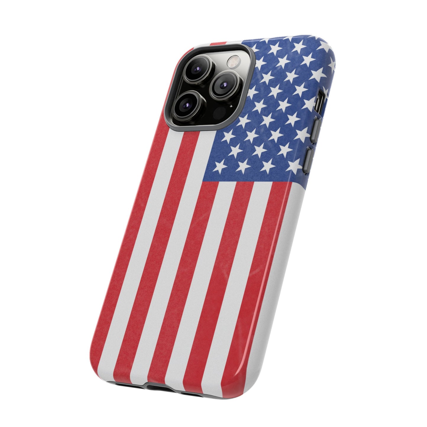 Patriotic Phone Case - Tough Cases for Veterans, USA Lovers, Independence Day, Memorial Day, Flag Design