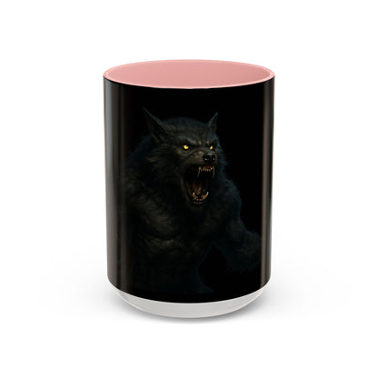 Howling Werewolf Coffee Mug - Perfect Gift for Horror Lovers, Wolf Enthusiasts, Halloween Decor, Unique Drinkware, Gothic Homeware