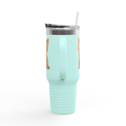 Cute Cat Insulated Travel Mug, 40oz - Perfect for Pet Lovers, Gifts for Cat Owners, Travel Accessories, Cute Drinkware, Animal Lovers