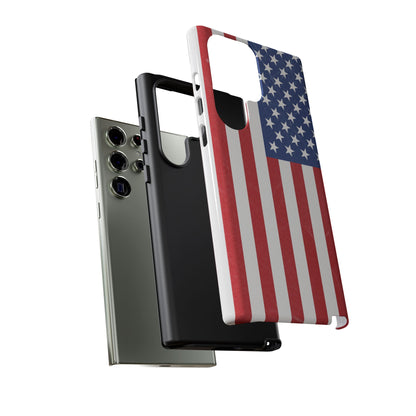 Patriotic Phone Case - Tough Cases for Veterans, USA Lovers, Independence Day, Memorial Day, Flag Design