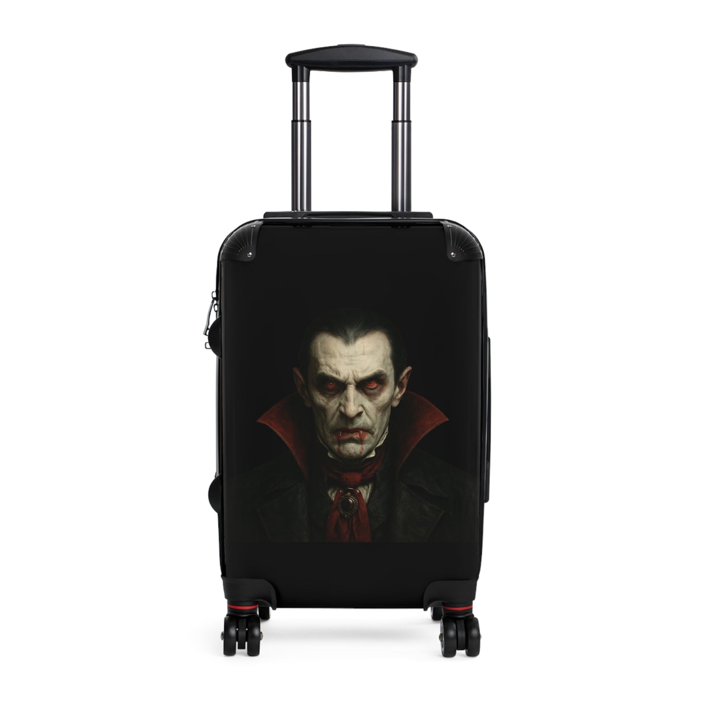 Spooky Vampire Luggage, Halloween Travel Bag, Dracula Suitcase, Gothic Carry-On, Horror Trip Gear
