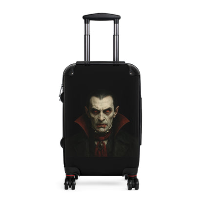 Spooky Vampire Luggage, Halloween Travel Bag, Dracula Suitcase, Gothic Carry-On, Horror Trip Gear
