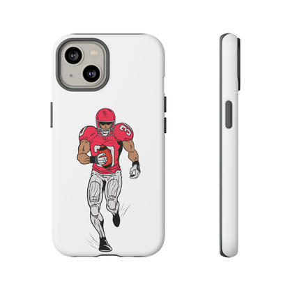 Football Player Tough Case, Sports Phone Cover, Athlete Gift, Tough Phone Case, Fall Sports, Football Lover's Accessory