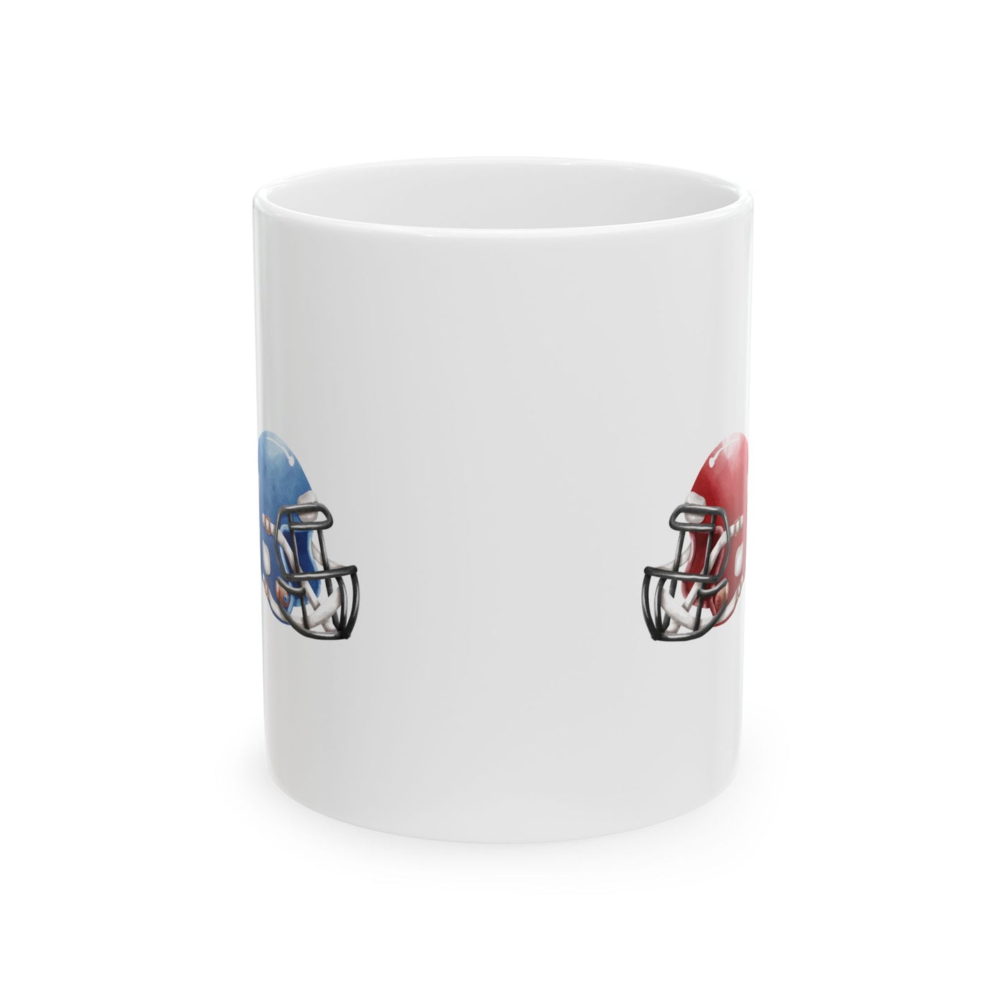 Football Fan Ceramic Mug | 11oz, 15oz | Perfect for Game Day, Sports Enthusiasts, Gifts, Tailgating, Team Celebration