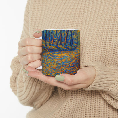 Colorful Abstract Pathway Ceramic Mug - product image