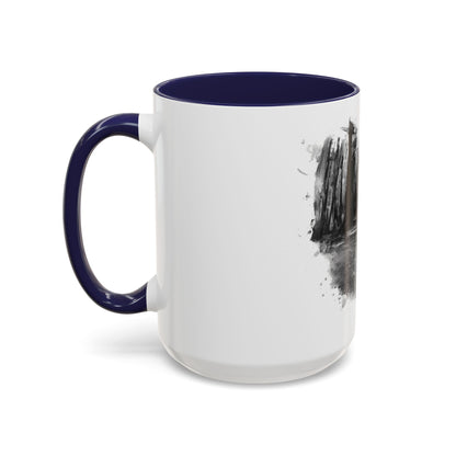 Moody Abstract Forest Coffee Mug | Unique Gift for Nature Lovers, Cozy Home Decor, Perfect for Coffee, Tea, and Hot Chocolate