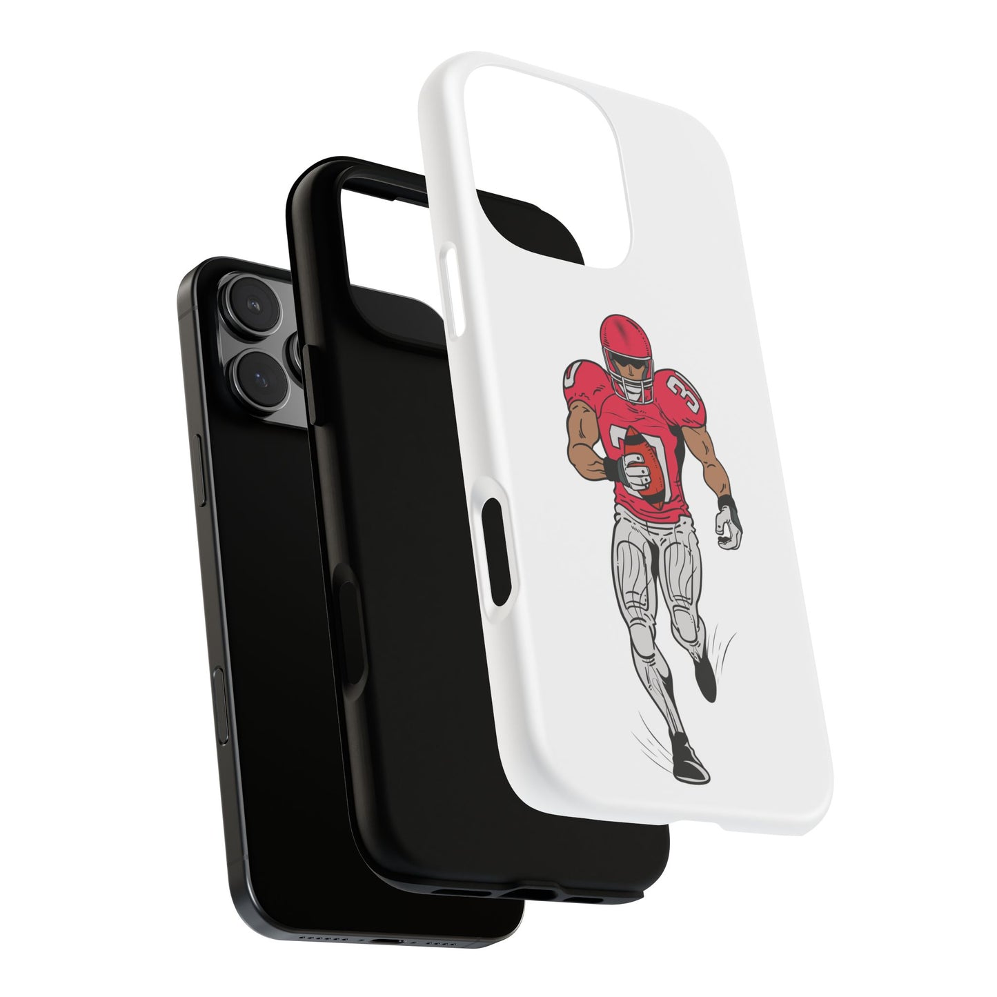 Football Player Tough Case, Sports Phone Cover, Athlete Gift, Tough Phone Case, Fall Sports, Football Lover's Accessory