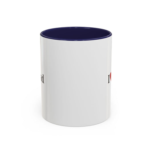 I Love Dad Accent Coffee Mug - Perfect Gift for Father's Day & Birthdays