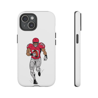 Football Player Tough Case, Sports Phone Cover, Athlete Gift, Tough Phone Case, Fall Sports, Football Lover's Accessory