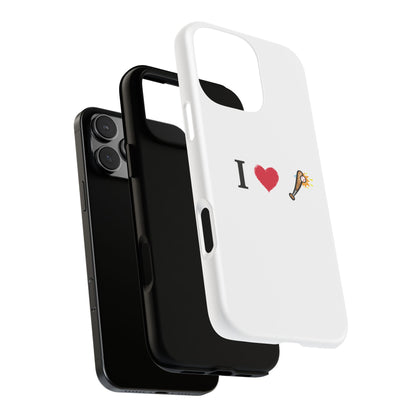 I Love Baseball Vibe Phone Case - Tough Cases for Sports Lovers, Gifts for Athletes, Fun Accessories, iPhone and Android Compatible