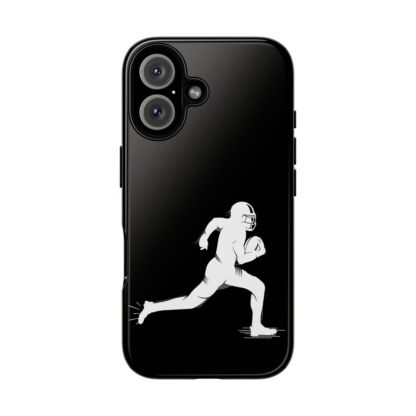 Football Player Phone Case, Tough Cases, Sports Phone Cover, Gift for Athletes, iPhone & Samsung Accessories, Running Player Design