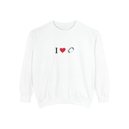 Unisex Sweatshirt, I love Football, Cozy, Perfect for Everyday Wear, Gift Idea for Friends, Couples, and Special Occasions