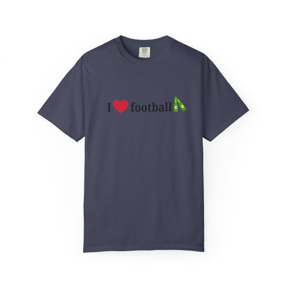 Unisex Football Love Tee - Casual Cotton T-Shirt, Gift for Sports Fans, Comfortable Daily Wear, Perfect for Game Days, Fun Summer Outfits