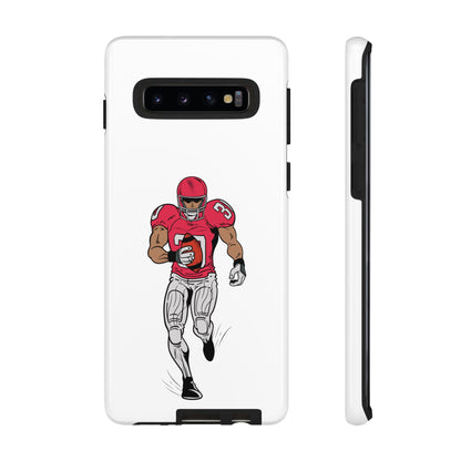 Football Player Tough Case, Sports Phone Cover, Athlete Gift, Tough Phone Case, Fall Sports, Football Lover's Accessory