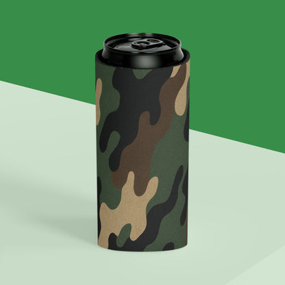 Camouflage Can Cooler | Beverage Insulator, Outdoor Parties, Gifts for Him, Hunting Accessories, Camping Gear