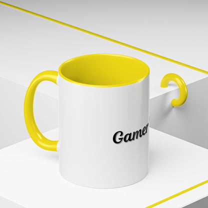 Gamer Fuel Accent Coffee Mug - Perfect for Gamers