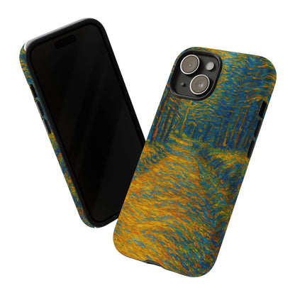 Artistic Phone Case for Nature Lovers, Tough Cases, Vibrant Design, Gift for Friends, Phone Accessories, Unique Artwork