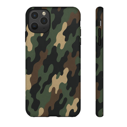 Camouflage Phone Case, Tough Cases, Military Style, Unique Phone Accessories, Gift for Him, Durable Phone Cover