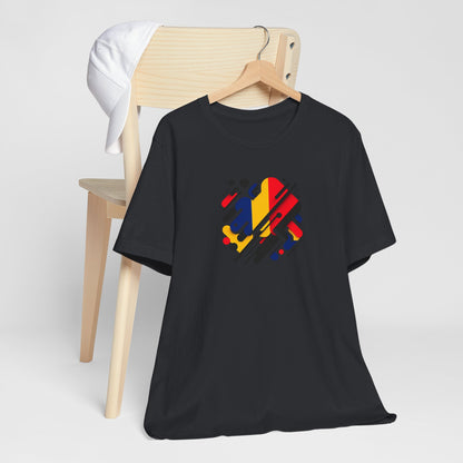 Artistic Heart Unisex Jersey Tee - Vibrant Graphic Tee, Casual Wear, Gift for Art Lovers, Birthday Surprise, Everyday Comfort