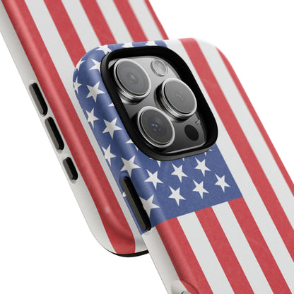 American Flag Phone Case - Patriotic Cell Cover, Tough Cases, USA Pride, Independence Day Gift, Veteran's Day, Phone Protection