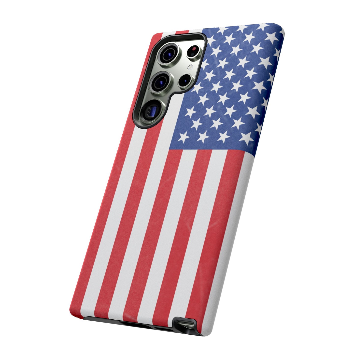 Patriotic Phone Case - Tough Cases for Veterans, USA Lovers, Independence Day, Memorial Day, Flag Design