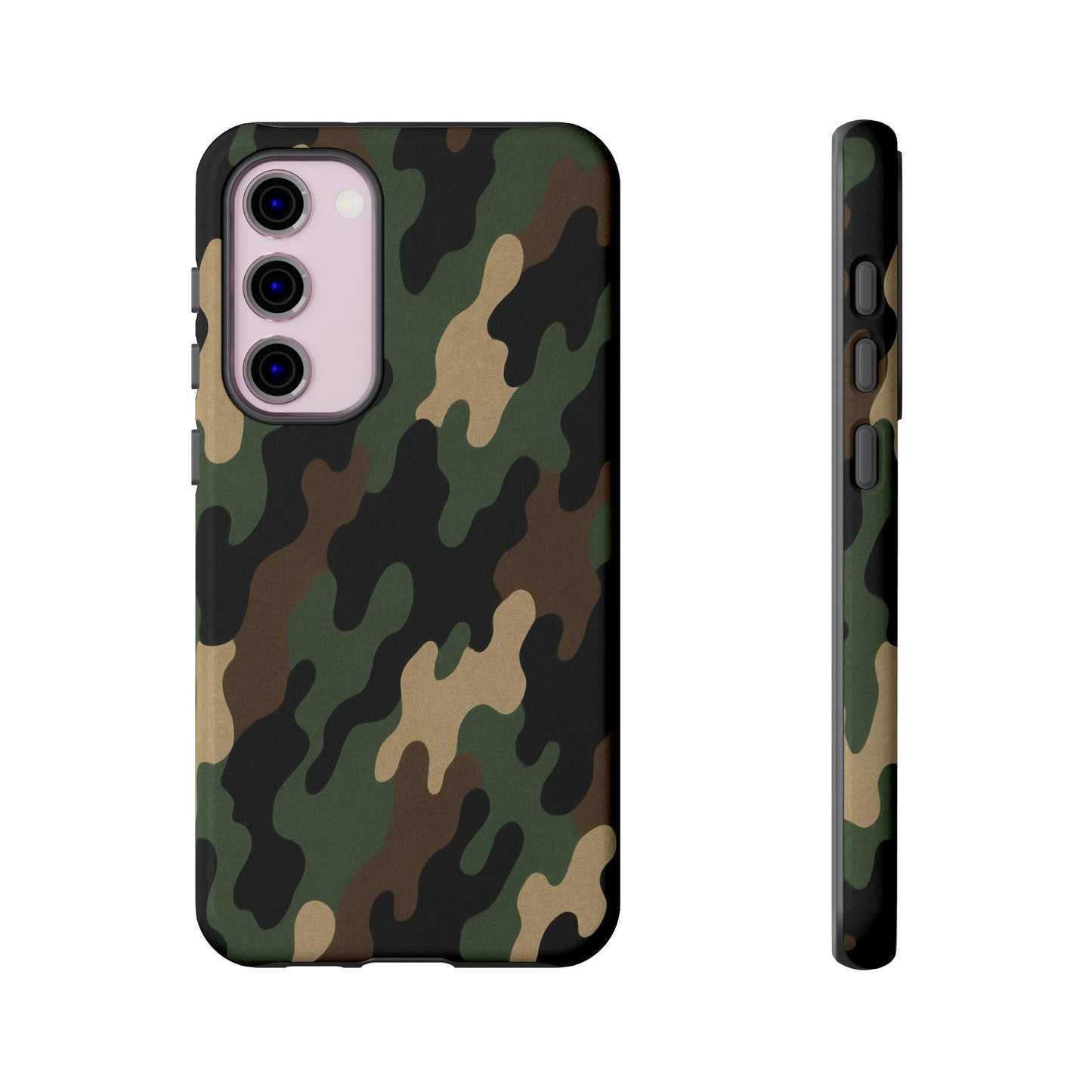 Camouflage Phone Case, Tough Cases, Military Style, Unique Phone Accessories, Gift for Him, Durable Phone Cover