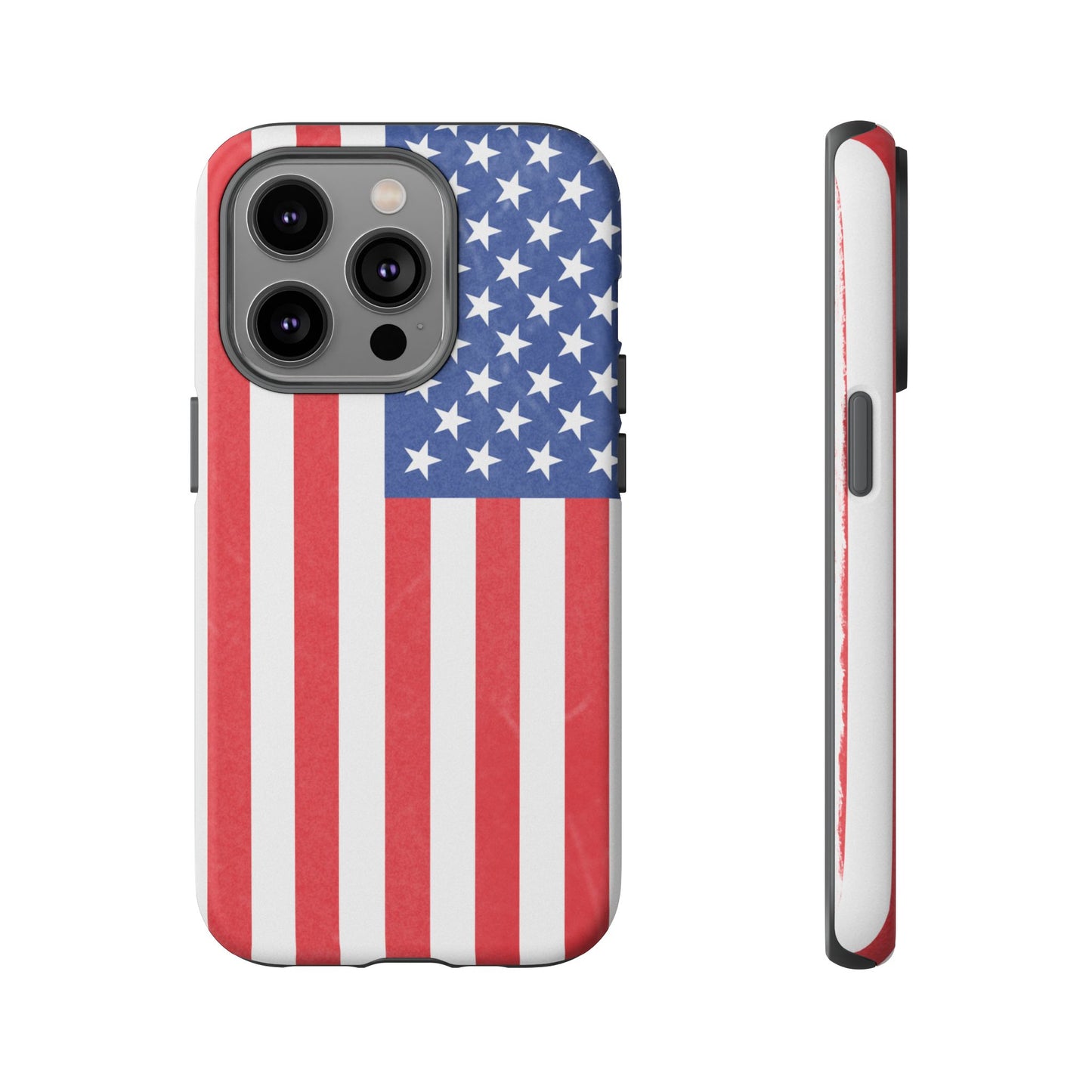 Patriotic Phone Case - Tough Cases for Veterans, USA Lovers, Independence Day, Memorial Day, Flag Design