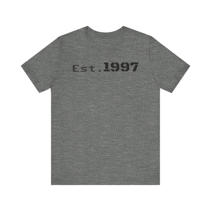 Vintage Est. 1997 Unisex Tee, Gift for Birthdays, Celebrations, Casual Wear, Retro Fashion, Cool Graphic T-Shirt
