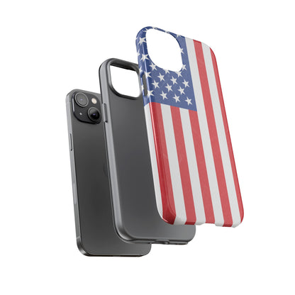 American Flag Phone Case - Patriotic Cell Cover, Tough Cases, USA Pride, Independence Day Gift, Veteran's Day, Phone Protection