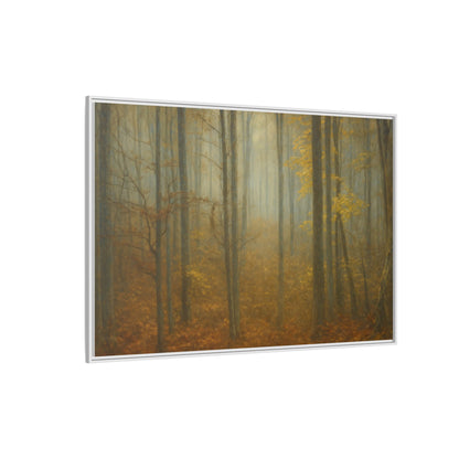 Framed Matte Canvas Art | Serenity in the Forest | Nature Wall Decor, Home Gallery, Cozy Living Room, Gift for Nature Lovers
